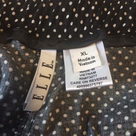 Vintage feel wide leg flowy palazzo pants XL - Picture 3 of 6